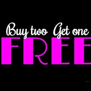 Buy 2 get one FREE!!